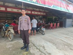 Patroli Siang Polsek Kuala Behe, Wujud Nyata Ciptakan Kamtibmas Kondusif