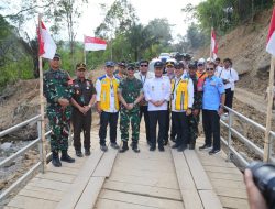 Kasum TNI Tinjau Pembangunan Huntara-Huntap di Tapanuli Selatan