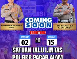 Ops Satlantas Polres Pagaralam Siap Gelar Keselamatan Musi 2026