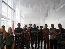 Kasdam II/Sriwijaya Tinjau KDKMP Kel. Kebun Bunga yang telah selesai 100 Persen : Himbau jajaran agar tepati target waktu Pembangunan