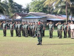 Pasi Intel Kodim 0418/Palembang Jadi Irup Upacara Bendera Mingguan