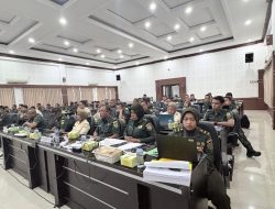 Pastikan Akurasi Laporan Keuangan, Kodam II/Sriwijaya Gelar Rekonsiliasi Intern
