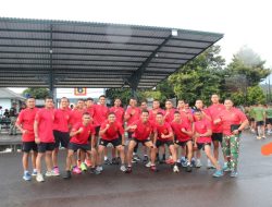 Komandan Yonif 2 Marinir Pimpin Langsung Prajurit Tuntaskan Lari 5K Warnai Hut Pasmar 1 Ke-22