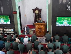 Dansatgas 410 Alugoro Menghadiri Peringatan Isra Mikraj Bersama Masyarakat Kampung Vascodamnem