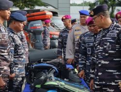 Komandan Kodaeral XIV Pimpin Apel Gelar Kesiapsiagaan dan Kelengkapan Pasukan Penanggulangan Bencana Alam Tahun 2026