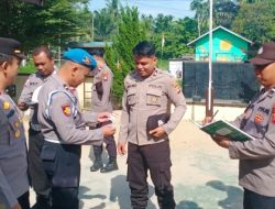 Kanit Propam Polsek Mempawah Hulu Laksanakan Gaktiblin kepada Seluruh Anggota