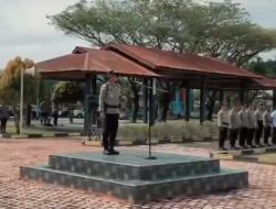 Kapolda Aceh Pimpin Apel di Polres Aceh Singkil, Berikan Motivasi dan Apresiasi kepada Personel yang Tangani Bencana