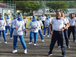 Jaga Soliditas dan Tingkatkan Kebugaran Tubuh, Kodaeral XIV Rutin Olahraga Bersama