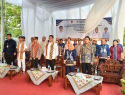 Kapolres Mesuji Hadiri Kunjungan Kerja Wamen Transmigrasi dan Kapolda Lampung di Kabupaten Mesuji