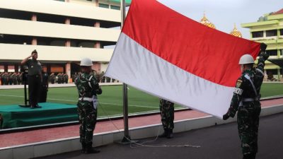 Tegaskan Komitmen Pengabdian Prajurit, Kodam II/Sriwijaya Gelar Upacara Bendera Mingguan
