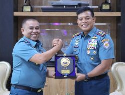 Pangarmada III Terima Kunjungan Dankoppeba Armada RI