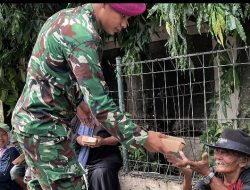 Yonif 2 Marinir TNI AL Gelar Kegiatan Jumat Berkah, Wujud Kepedulian kepada Masyarakat