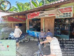 Polisi Menyapa Warga, Patroli Siang Polsek Air Besar Tebar Rasa Aman