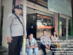Cegah Tindak Kejahatan Samapta Polsek Menyuke Rutin Laksanakan Patroli