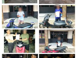 Aksi Balap Liar Resahkan Warga, Polsek Air Besar Bertindak Tegas di Jalan Raya Serimbu