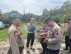 Cegah Pelanggaran Disiplin, Propam Polres Landak Laksanakan Gaktiblin di Polsek Kuala Behe