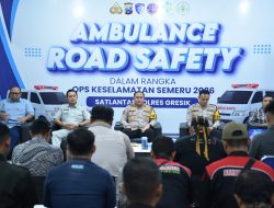 Ambulance Road Safety, Polres Gresik Prioritaskan Keselamatan di Jalan!