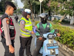 Operasi Keselamatan Jaya Digelar di Bundaran Senayan, Polisi Utamakan Edukasi Humanis