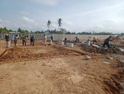 Pendampingan Pembangunan Huntap Kemenko Polhukam Terus Dikebut di Desa Kuala Cangkoy