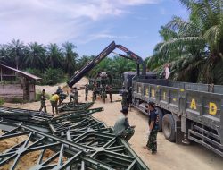 TNI Gerak Cepat Bangun Jembatan Bailey, Pulihkan Akses Terputus Akibat Banjir di Cot Girek