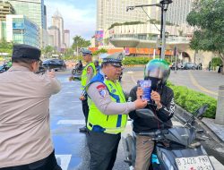 Satgas Preemtif polda Metro jaya, Edukasi Lalu Lintas di Kawasan Bundaran HI–Senayan