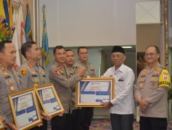 Polres Mesuji Terima Penghargaan dari Ombudsman RI dalam Penilaian Maladministrasi Pelayanan Publik Tahun 2025