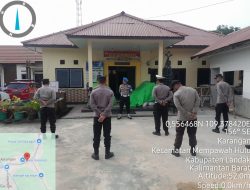 Kanit Propam Ajak Personel Polsek Mempawah Hulu Tingkatkan Kedisiplinan dalam Bertugas
