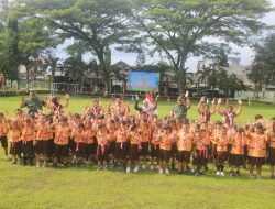 Kodim 0806/Trenggalek Gelar Pramuka Pra Siaga Bersama TK Rumah Bermain Lebah