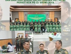 Kasdim 0418/Palembang Hadiri Donor Darah dan Baksos HUT ke-80 Persit KCK PD II/Sriwijaya