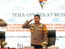Pastikan Kesiapan Operasi Brigjen Pol Rony Samtana Pimpin Pembukaan Lat Pra Ops Pekat Musi