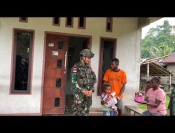 Anggota Pos Subin Merayakan Ulang Tahun Anak Kampung Subin