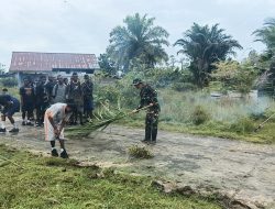 Satgas Yonif 123/Rajawali Laksanakan Karya Bhakti di Kampung Amazu, Perkuat Kemanunggalan dengan Masyarakat