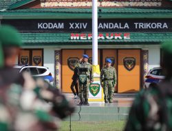 Kodam XXIV/Mandala Trikora Gelar Upacara Operasi Gaktib dan Yustisi 2026, Tegaskan Komitmen TNI Taat Hukum