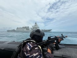 TNI AL Gelar Latihan Anti Akses dan Anti Amfibi, Sekaligus Pamerkan Tangkapan Timah dan Logam Tanah Jarang Senilai Rp 173,6 Milyar