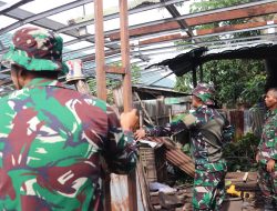 Dandim 0412/LU Letkol Inf Roni Faturohman Pimpin Korve Pasca Amukan Puting Beliung