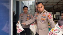 Mahasiswa STIK Angkatan 83 Salurkan Bantuan Sosial bagi Warga Terdampak Banjir di Desa Lubuk Pusaka, Kecamatan Langkahan, Aceh Utara