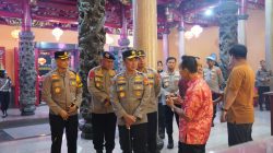 Pastikan Malam Imlek Aman, Kapolda Sumsel Tinjau Pengamanan Sejumlah Klenteng di Palembang