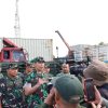 Pangdam I/BB Tinjau Proses Pemindahan 8 Unit Jembatan Modular Type 3-1 di Titi Papan Medan