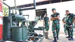 Pangdam I/BB Tinjau Pembuatan Alat Incinerator di Workshop Bengrah Paldam I/BB