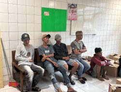 Polda Sumsel Amankan Lima Pelaku Premanisme dalam Operasi Pekat Musi di Tol Kramasan
