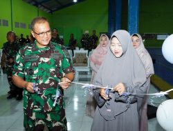 Komandan Kodaeral XIV Resmikan Moro Sangaji Gym, Sekaligus Lepas Purna Tugas Sahli A Kodaeral XIV