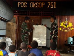 TNI Mengajar di Ujung Negeri: Pos Oksop Yonif 751/VJS Satgas Swasembada Gelar Calistung untuk Anak Perbatasan