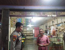 Cegah Tindak Pidana di Malam Hari, Personel Subsektor Sompak Sambangi Warga Binaan