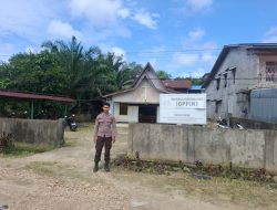 Ciptakan Keamanan, Polsek Kuala Behe Rutin Laksanakan Pengamanan Ibadah Minggu