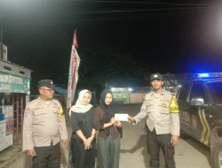Dompet Hilang Ditemukan, Bhabinkamtibmas Polsek Tanjung Raya Kembalikan Kepada Pemilik