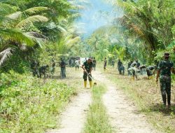 TMMD ke-127 Kodim 1804/Kaimana Kembali Lanjutkan Pembukaan Jalan Kampung Marsi, Sudah Mencapai 84 Persen