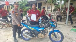 Polsek Mandor Tertibkan Knalpot Brong, 21 Motor Terjaring di Lingkungan Sekolah