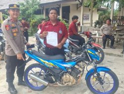 Polsek Mandor Tertibkan Knalpot Brong, 21 Motor Terjaring di Lingkungan Sekolah