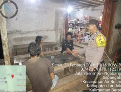 Patroli Humanis Polisi, Warga Air Besar Diajak Jaga Keamanan Saat Malam Hari
