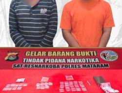 Pemuda 18 Tahun Dibekuk di Karang Bagu, Polisi Sita 8,54 Gram Sabu
